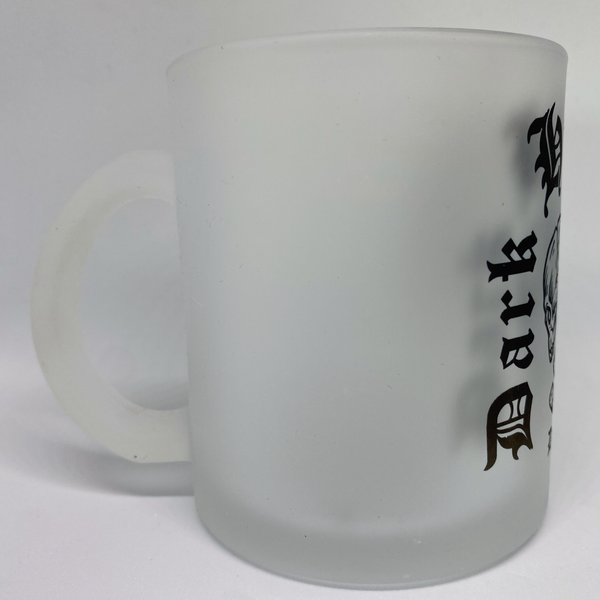 FROSTED GLASS MUG ''DHT''