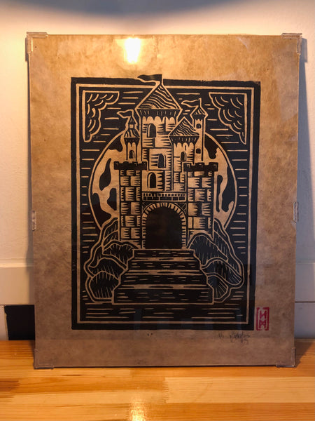 CASTLE PRINT WITH FRAME
