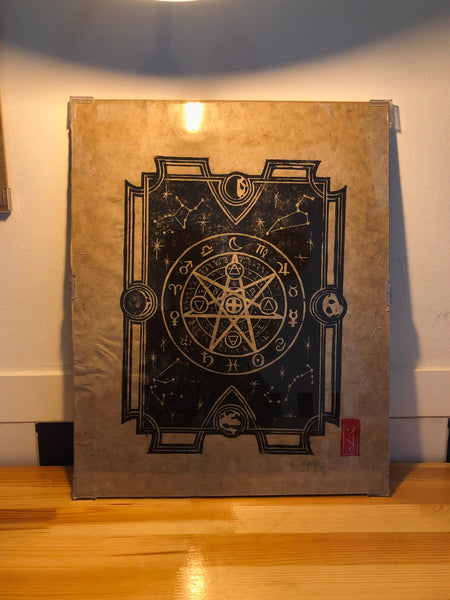 ASTRAL CARD PRINT WITH FRAME