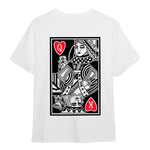 Load image into Gallery viewer, POKER CARD QUEEN T-SHIRT
